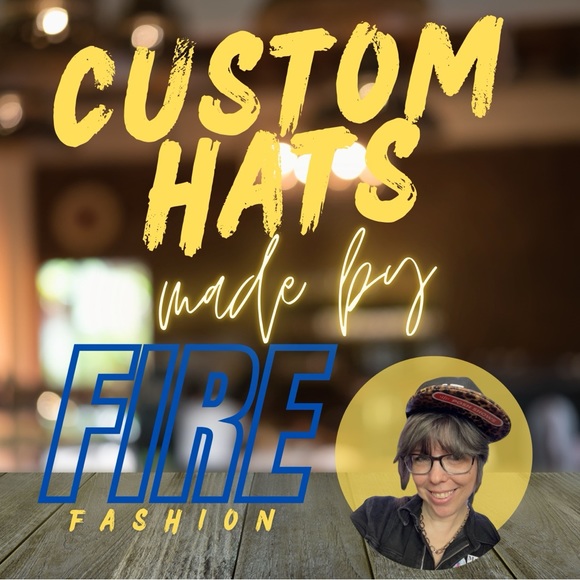 Accessories - Custom Hats: hand stitched by Maria @ Firefashion